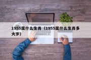 1955属什么生肖（1955属什么生肖多大岁）