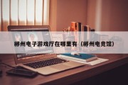 郴州电子游戏厅在哪里有（郴州电竞馆）