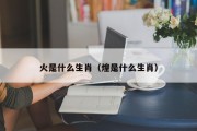 火是什么生肖（煌是什么生肖）