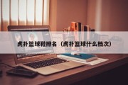 虎扑篮球鞋排名（虎扑篮球什么档次）