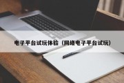 电子平台试玩体验（网络电子平台试玩）